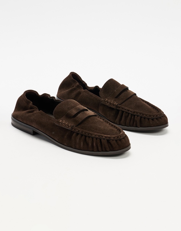 AERE - Comfort Back Suede Loafers