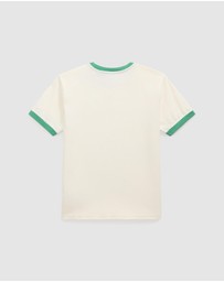 Polo Ralph Lauren - Logo Cotton Jersey Ringer Tee - ICONIC EXCLUSIVE - Teens