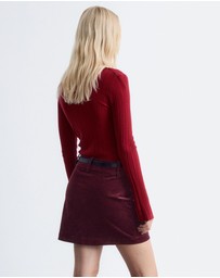 & Other Stories - Rib-Knit Wool Boatneck Top