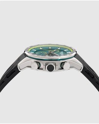 Aston Martin - HDL Podium Green Black Silicone Strap Watch