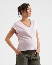 Ripe Maternity - Marly Zip Nursing Tee