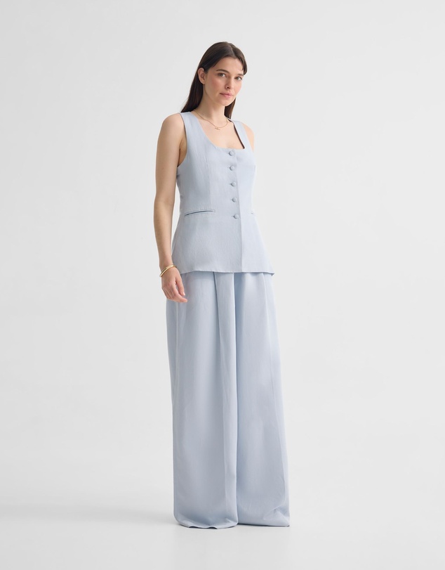 Oxford - Margot Wide Leg Pants