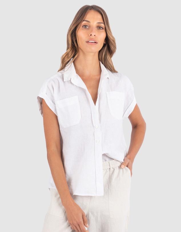 CAMIXA - CAPRI Short Sleeve Linen Shirt