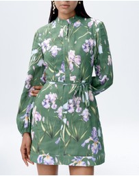 JUSTIN TONG - Eira Linen Mini Dress
