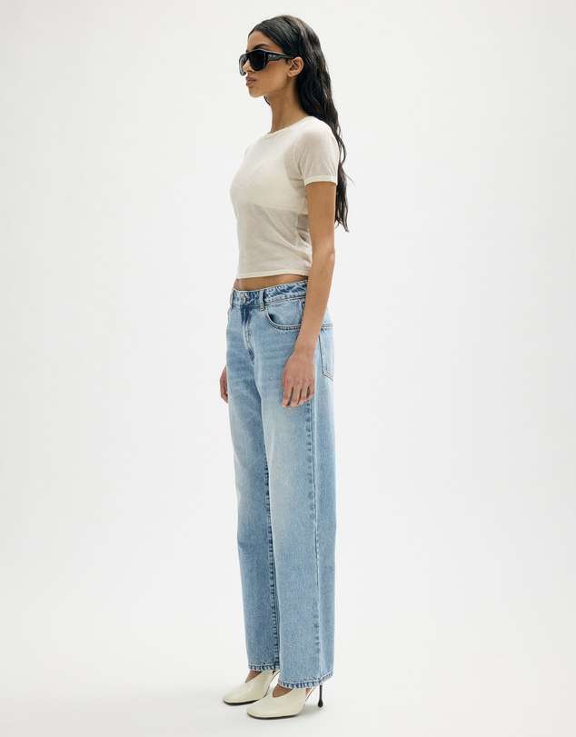Minima Esenciales - Margot Low Rise Straight Jeans