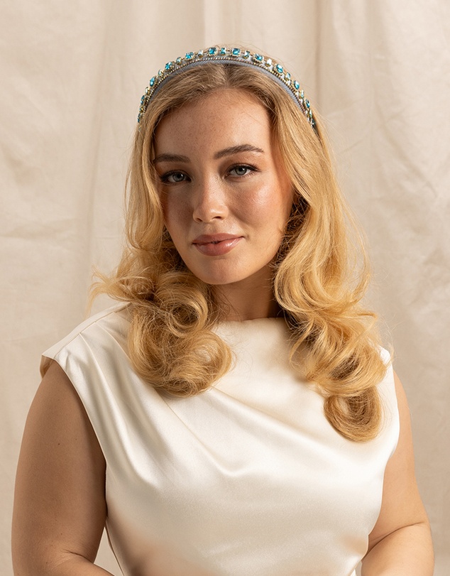 Morgan & Taylor - Laurel Headband in Blue
