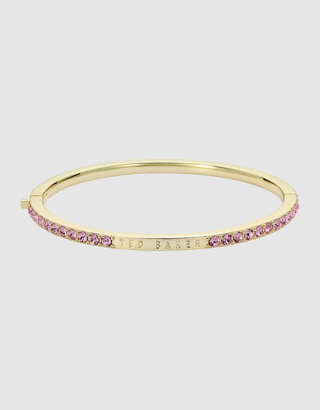 Ted Baker - CLAUDIA: Narrow Crystal Hinged Bangle Bracelet