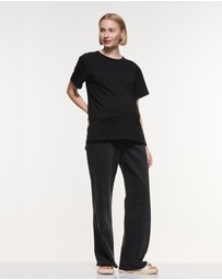 Soon Maternity - Relaxed Wide Leg Jeans