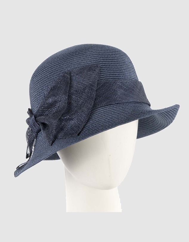 Max Alexander - Summer Navy Cloche Hat
