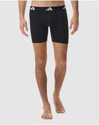 adidas Sportswear - 3 Pack Active Flex Cotton Boxer Brief Underwear