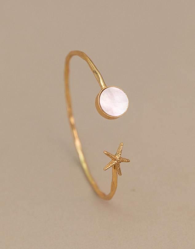 Meshca - Bayside Natural Pearl Cuff
