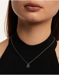PDPAOLA - Mini Letter I Silver Necklace