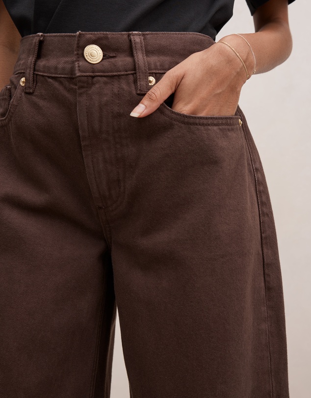 Forever New Petite - Emma Petite Mid Rise Barrel Jeans