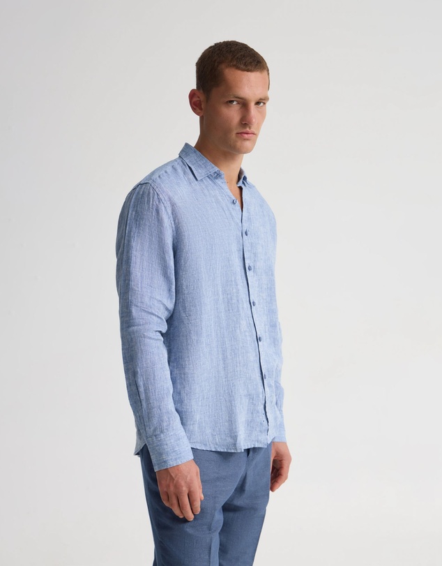 Oxford - Cooper Organic Linen Shirt Long Sleeve