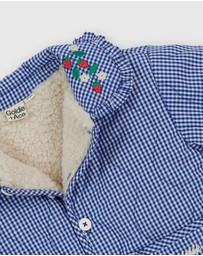 Goldie + Ace - Wild Strawberry Gingham Padded Jacket - Babies-Kids