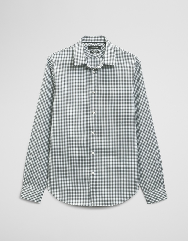 Country Road - Regular Fit Gingham Travel Shirt