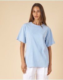 CAMIXA - Teesha Oversized Distressed Cotton T-Shirt