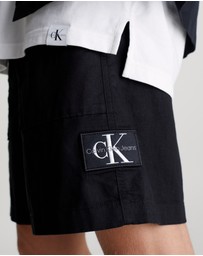 Calvin Klein Jeans - Cotton Linen Shorts