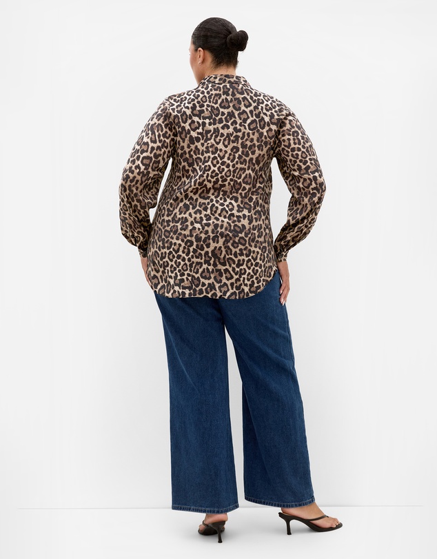 City Chic - Elsie Leopard Print Shirt