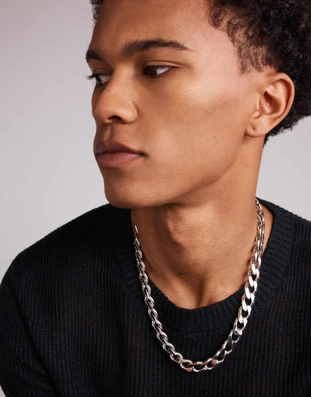 Michael Hill - 14.8mm Curb Chain in Sterling Silver