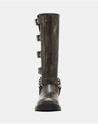 Steve Madden - Rocky Brown Distressed Boots