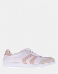 Mia Vita - Ramona Lace-Up Casual Sneaker - White/Blush