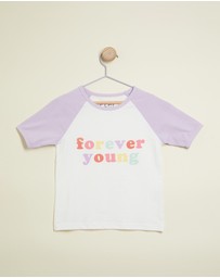 PLAY etc - Forever Young Ringer Tee - Kids-Teens