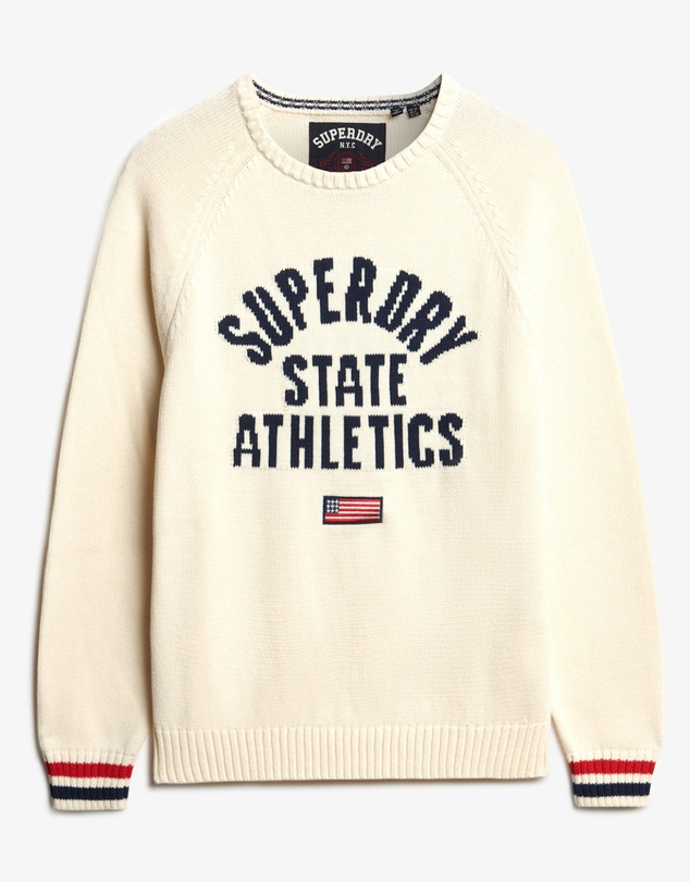 Superdry - Slouchy Intarsia Graphic Knit