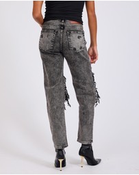 ONE TEASPOON - Rodeo Grey High Waist Awesome Baggies Denim Jeans