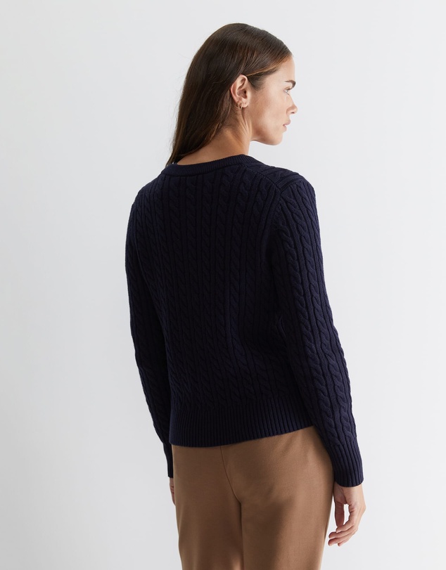 Sportscraft - Cable Merino Cotton Cardigan