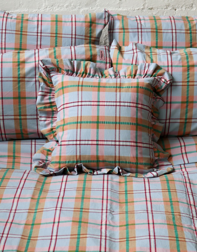 Mosey Me - Confetti Plaid Cushion