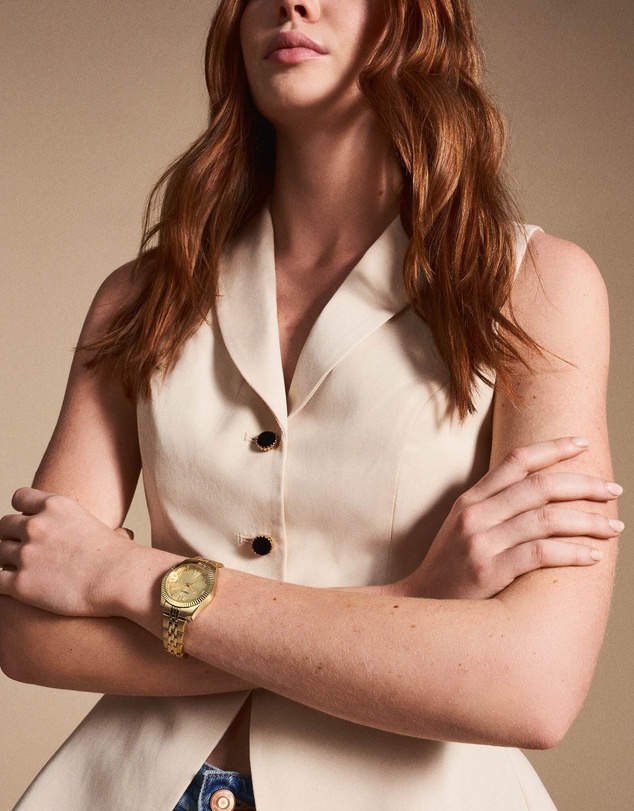 Fossil - Scarlette Gold Tone Analogue Watch
