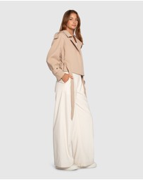 Belle & Bloom - Fast Car Cropped Trench