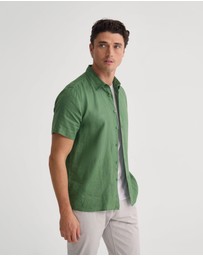 Oxford - Leyton French Linen Short Sleeve Shirt