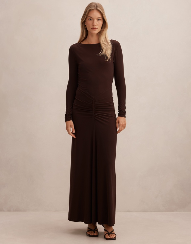 Forever New - Avery Ruched Jersey Maxi Dress