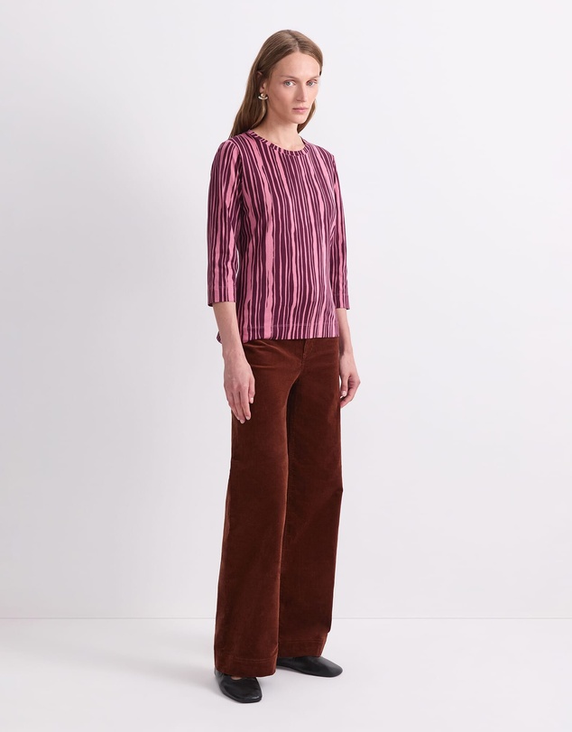 Sportscraft - Stripe Print Mercerised Tee