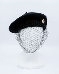 FORD MILLINERY - NIKKI Beret with veil