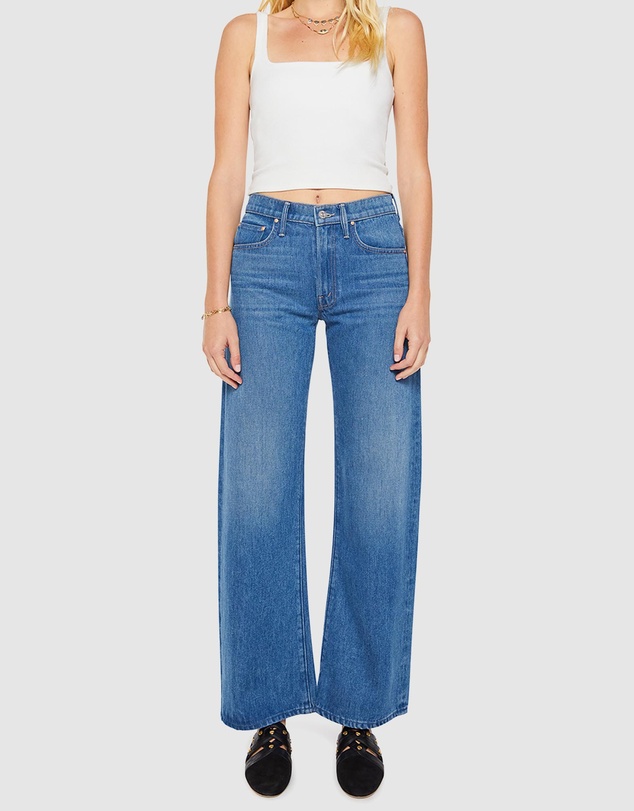 MOTHER - Mid Rise Lasso Sneak Jeans