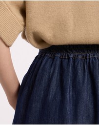 David Lawrence - Mateo Denim Midi Skirt