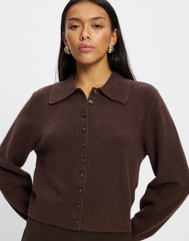 & Other Stories - Knitted Collar Cardigan