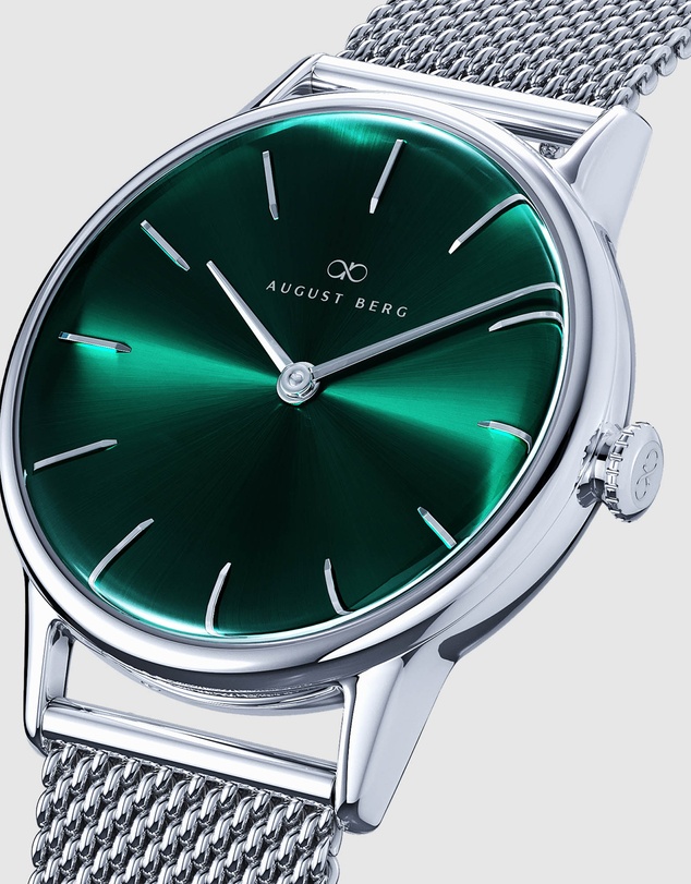 August Berg - Serenity 32mm Stainless Steel Mesh Watch