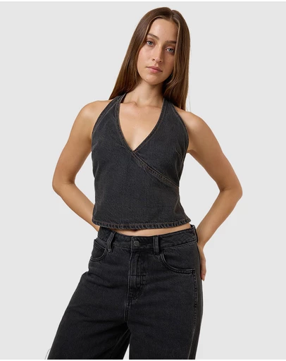 Thrills - Night Shift Denim Top