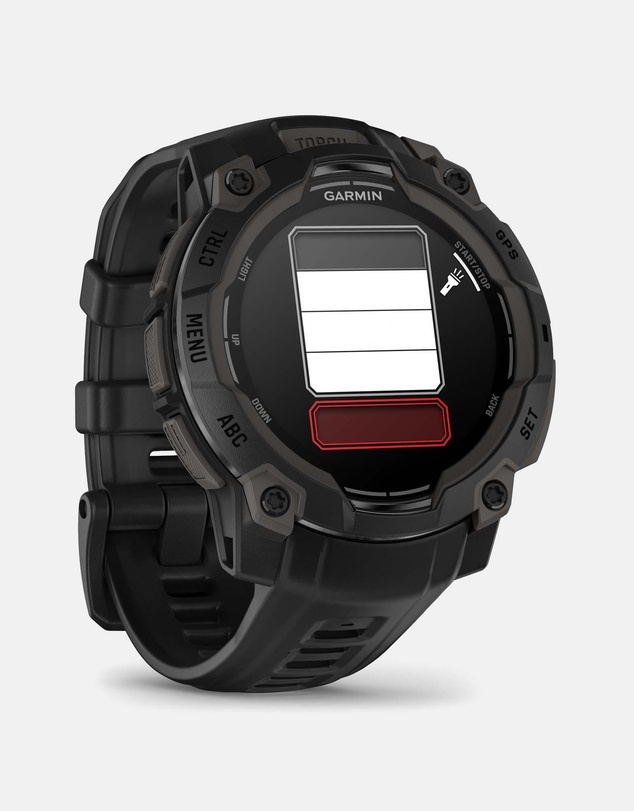 Garmin - Instinct 3 45mm AMOLED Black Bezel with Black Band