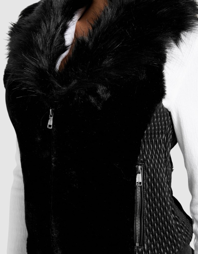 GUESS - Amari Faux-Fur Vest