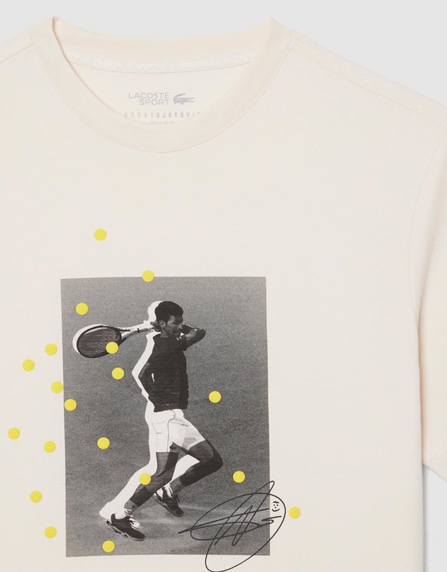 Lacoste - Novak Djokovic Fan Collab Technical Jersey T-Shirt