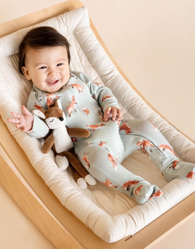 Fox & Finch - Mr Fox Organic LS Zipsuit - Babies