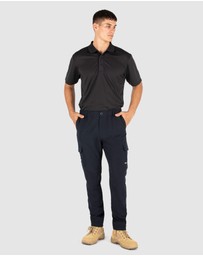 UNIT Workwear - UNIT Mens Cuffed Cargo Flexlite Utility Pants