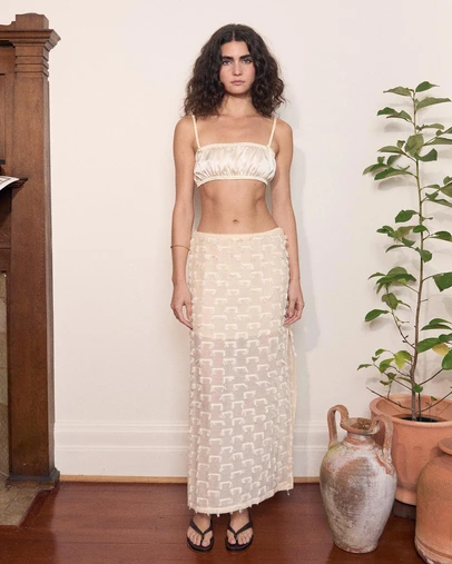 Varna - Marcelline Jacquard Skirt