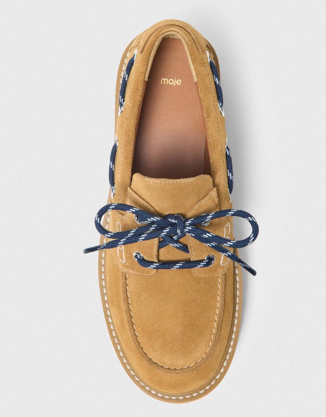 Maje - Finolanehighsuede Loafers