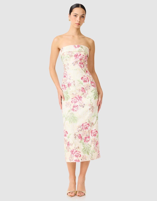 Elliatt - Greta Strapless Midi Dress